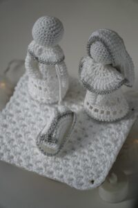 Pesebre Crochet - Manto de Nieve
